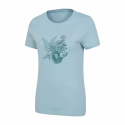 Mountain Warehouse Womens/Ladies Fern Shell Organic T-Shirt - 20 UK, Mint