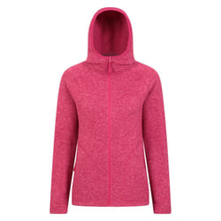 Mountain Warehouse Womens/Ladies Nevis Full Zip Hoodie - 18 UK, Bright Pink