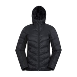 Mountain Warehouse Womens/Ladies Turbine Padded Soft Shell Jacket - 12 UK, Jet Black