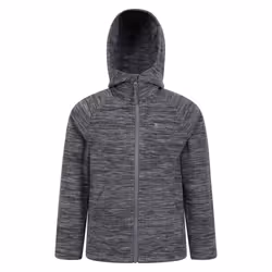 Mountain Warehouse Childrens/Kids Snowdonia II Full Zip Hoodie - 3-4 Years, Alloy Grey