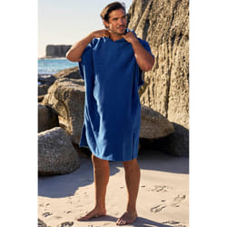 Mountain Warehouse Mens Driftwood Poncho - One Size, Light Blue