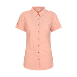 Mountain Warehouse Womens/Ladies Coconut Short-Sleeved Shirt - 14 UK, Coral