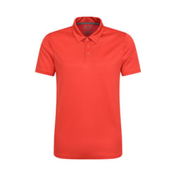Mountain Warehouse Mens Endurance IsoCool Polo Shirt - M, Bright Orange