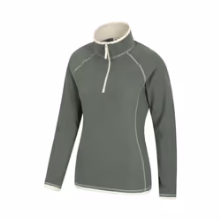 Mountain Warehouse Womens/Ladies Montana Half Zip Fleece Top - 20 UK, Dark Green