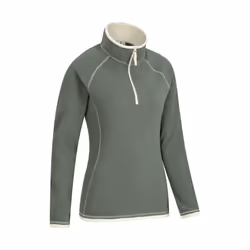 Mountain Warehouse Womens/Ladies Montana Half Zip Fleece Top - 20 UK, Dark Green