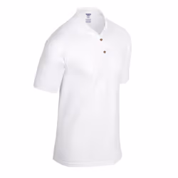 Gildan Unisex Adult Knitted Dryblend Jersey Polo Shirt - XL, White