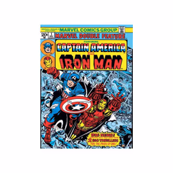 Marvel Comics Captain America And Iron Man Print