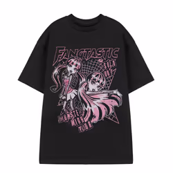 Monster High Womens/Ladies Fangtastic Draculaura Short-Sleeved T-Shirt - XXL, Black