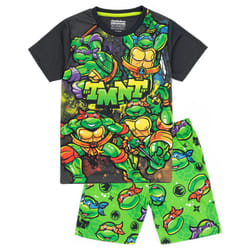 Teenage Mutant Ninja Turtles Boys Turtle Short Pyjama Set - 9-10 Years, Green