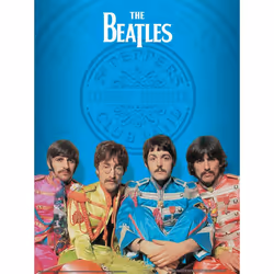 The Beatles Sgt Pepper Band Print