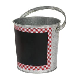 Amscan Galvanised Gingham Bucket