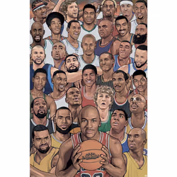 Pyramid International Legends Basketball's Greatest Poster