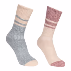 Trespass Womens/Ladies Hadley Hiking Boot Socks (2 Pairs) - 6 UK - 9 UK, Spruce Green/Oatmeal