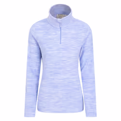 Mountain Warehouse Womens/Ladies Snowdon Melange Fleece Top - 6 UK, Lilac