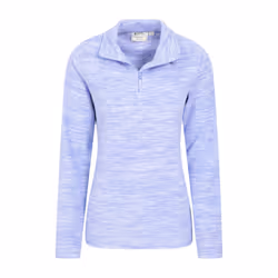 Mountain Warehouse Womens/Ladies Snowdon Melange Fleece Top - 6 UK, Lilac