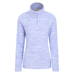 Mountain Warehouse Womens/Ladies Snowdon Melange Fleece Top - 8 UK, Lilac
