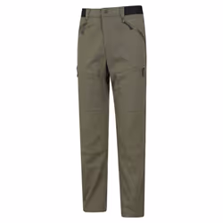 Mountain Warehouse Mens Jungle Hiking Trousers - 40R, Khaki Green