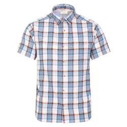 Mountain Warehouse Mens Cotton Shirt - S, Bright Blue