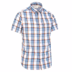 Mountain Warehouse Mens Cotton Shirt - S, Bright Blue