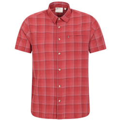Mountain Warehouse Mens Cotton Shirt - S, Active Red