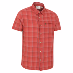 Mountain Warehouse Mens Cotton Shirt - XS, Active Red