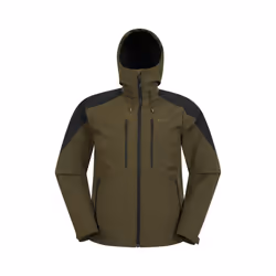 Mountain Warehouse Mens Radius Recycled Soft Shell Jacket - XS, Khaki Green