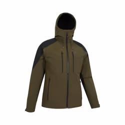 Mountain Warehouse Mens Radius Recycled Soft Shell Jacket - XS, Khaki Green