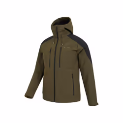 Mountain Warehouse Mens Radius Recycled Soft Shell Jacket - XS, Khaki Green