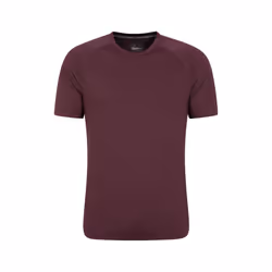 Mountain Warehouse Mens Agra Melange T-Shirt - 4XL, Dark Purple