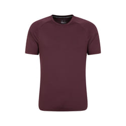 Mountain Warehouse Mens Agra Melange T-Shirt - XS, Dark Purple