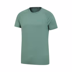 Mountain Warehouse Mens Agra Melange T-Shirt - XXS, Khaki Green