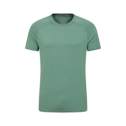 Mountain Warehouse Mens Agra Melange T-Shirt - 4XL, Khaki Green