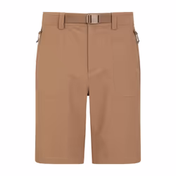 Mountain Warehouse Mens Grassland Belted Shorts - 28R, Dark Beige