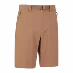 Mountain Warehouse Mens Grassland Belted Shorts - 28R, Dark Beige
