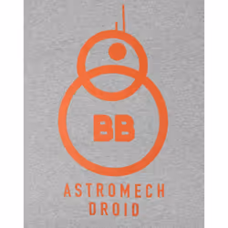 Star Wars Womens/Ladies The Force Awakens BB-8 Astromech Droid T-Shirt - S, Grey
