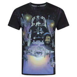 Star Wars Mens Empire Strikes Back Sublimation T-Shirt - XXL, Multicoloured