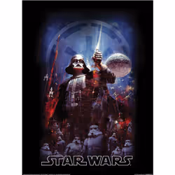 Star Wars Empire Montage Print