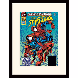 Spider-Man Maximum Clonage Mounted Print