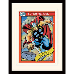Thor Trading Card Mounted Print