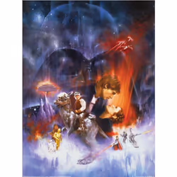 Star Wars Empire Strikes Back Art Print