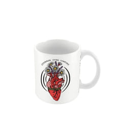 Letter Shoppe Courage Over Comfort Mug