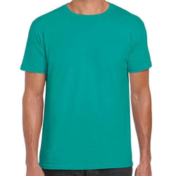 Gildan Mens Short Sleeve Soft-Style T-Shirt - M, Jade Dome