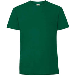 Fruit Of The Loom Mens Iconic 195 Ringspun Premium Tshirt - 2XL UK, College Green