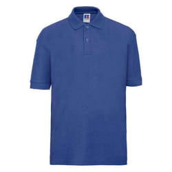Russell Childrens/Kids Classic Polycotton Polo Shirt - 12 Years, Bright Royal Blue