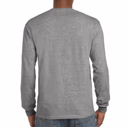 Gildan Hammer Unisex Adult Heather Long-Sleeved T-Shirt - XL, Graphite Heather