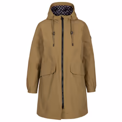 Trespass Womens/Ladies Saltom Longline Waterproof Jacket - 8 UK, Vintage Khaki