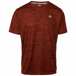 Trespass Mens Kearsley Active Top - L, Burnt Orange Marl