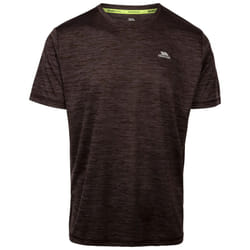Trespass Mens Kearsley Active Top - L, Dark Flint Marl