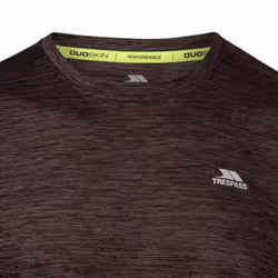 Trespass Mens Kearsley Active Top - L, Dark Flint Marl