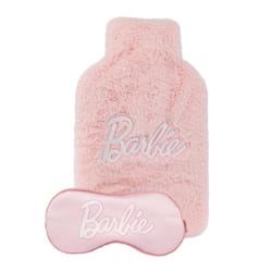 Barbie Womens/Ladies AppliquÃ© Logo Hot Water Bottle Cover Set